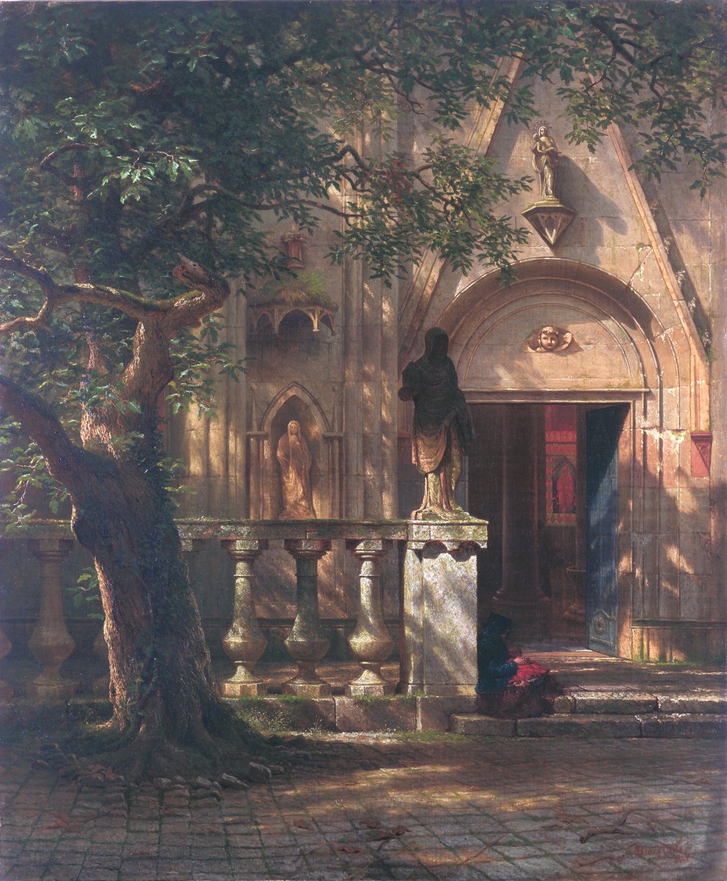 Sollys og skygge af Albert Bierstadt