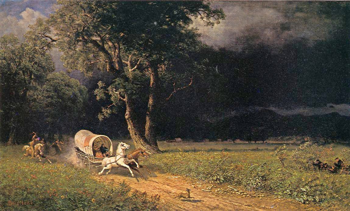 Bagholdet af Albert Bierstadt
