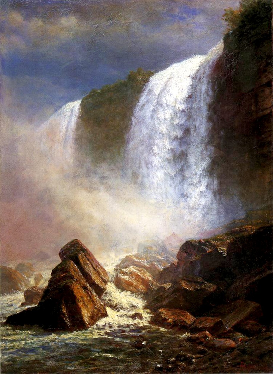 Niagara Falls af Albert Bierstadt