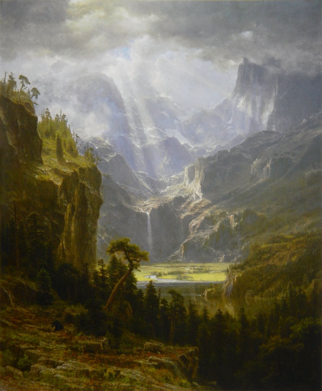 Rocky Mountains af Albert Bierstadt