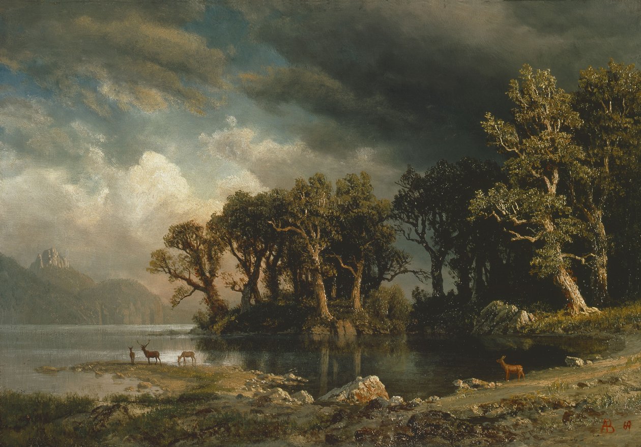 Den kommende storm af Albert Bierstadt