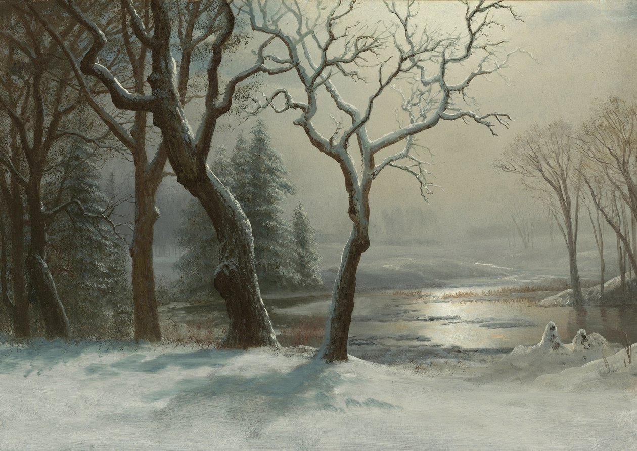 Vinter i Yosemite af Albert Bierstadt