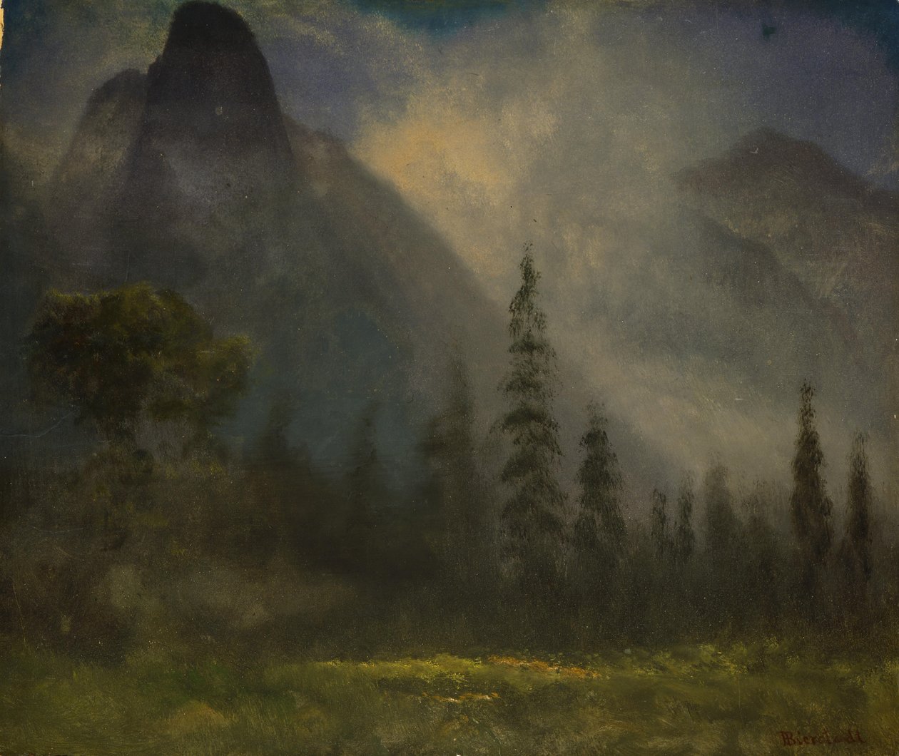 Yosemite -dalen af Albert Bierstadt
