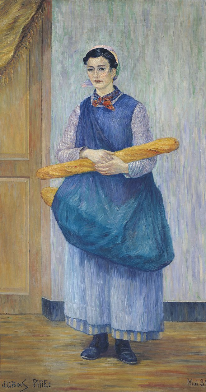 Lady Carrying Bread, 1889 af Albert Dubois Pillet