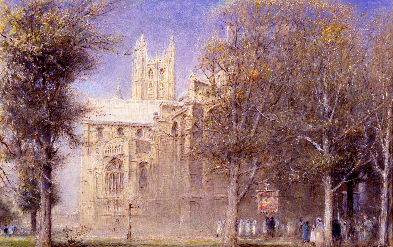 Canterbury, 1942 af Albert Goodwin