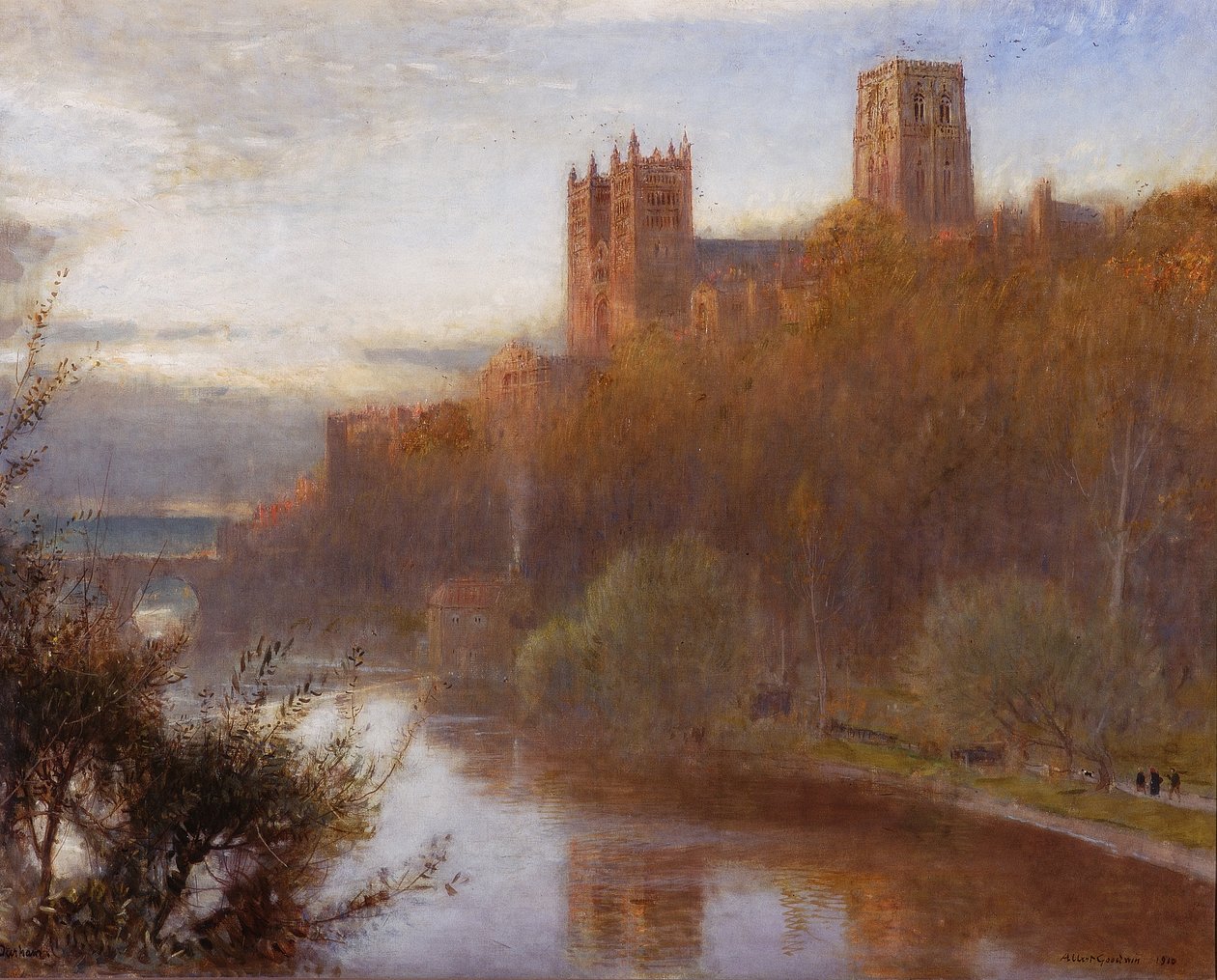 Durham Cathedral, 1910 af Albert Goodwin