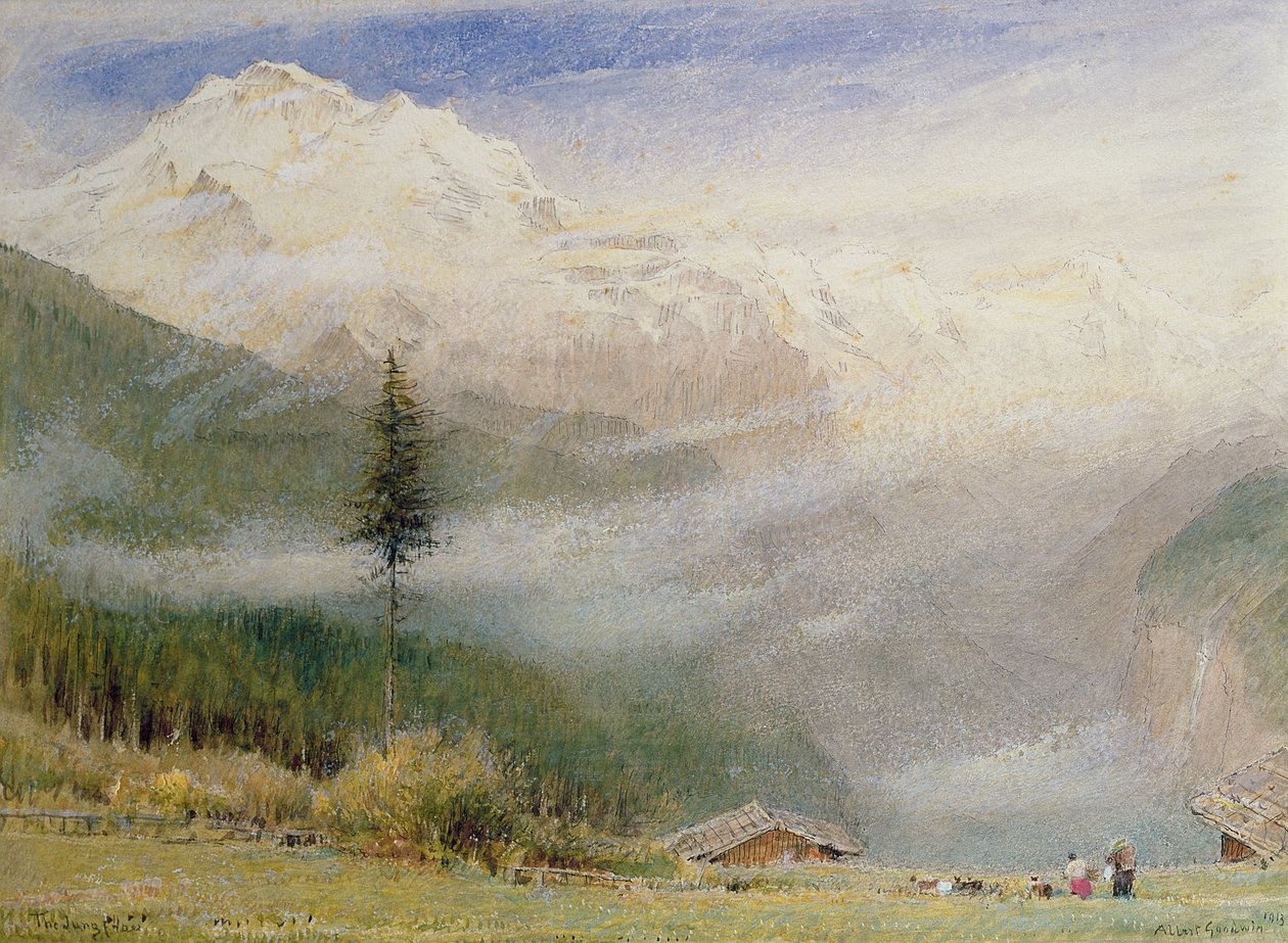 Jomfru, 1913 af Albert Goodwin