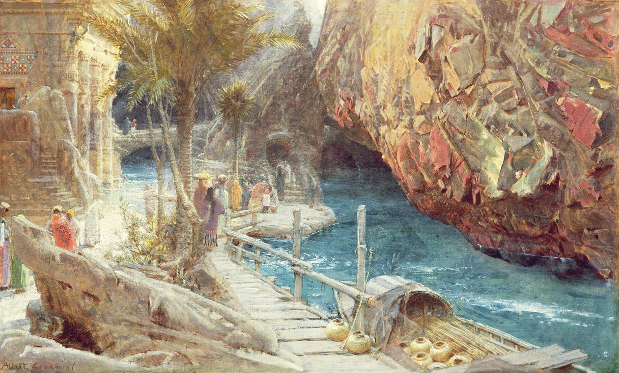 Kilden til den hellige flod af Albert Goodwin