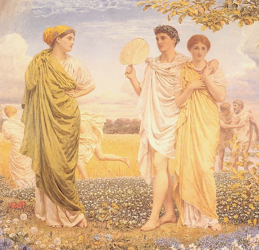 Vindenes kærlighed og årstiderne af Albert Joseph Moore
