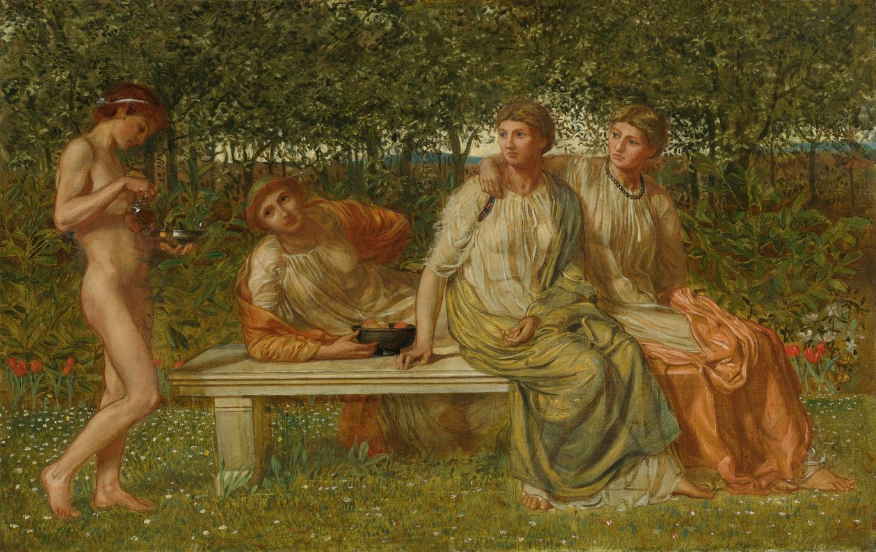 Marmorsædet af Albert Joseph Moore