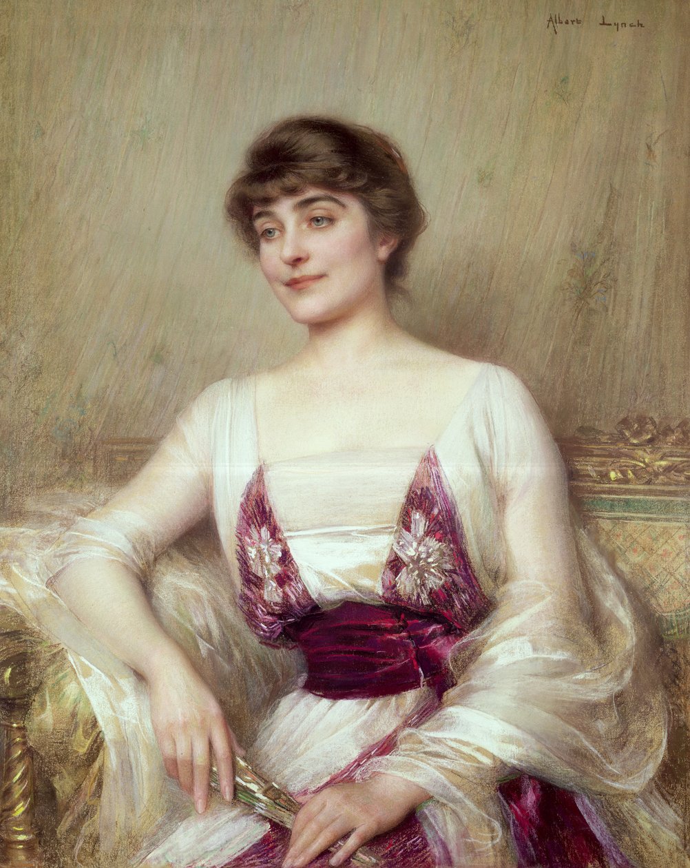 Portræt af en grevinde af Albert Lynch