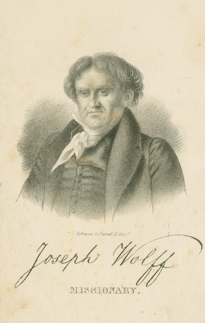 Joseph Wolff, missionær, 1835 af Albert Newsam