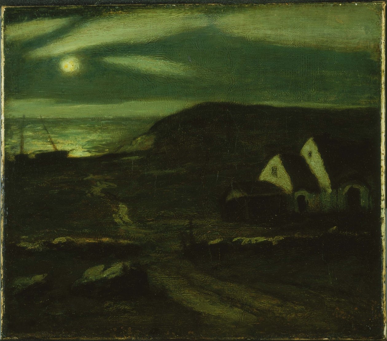 Fiskerhytte af Albert Pinkham Ryder