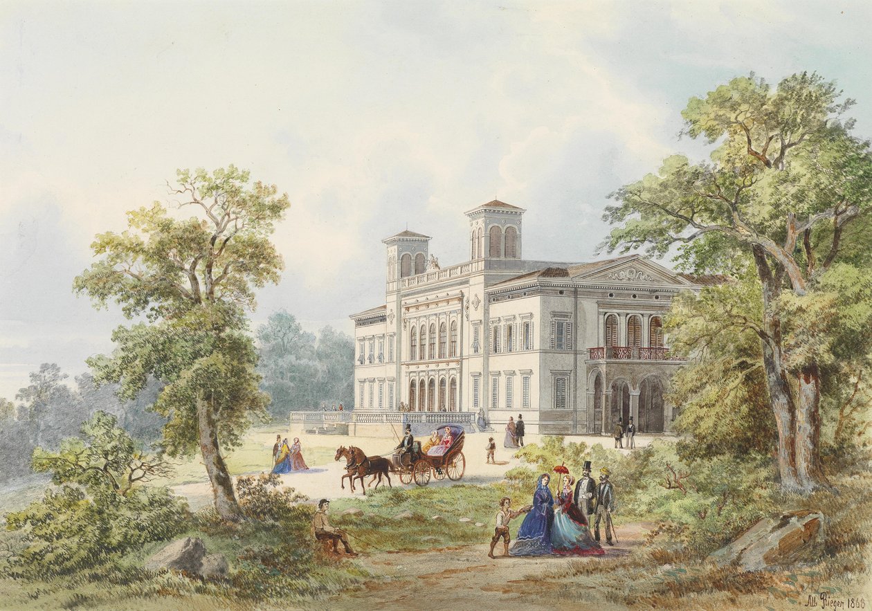 Ferdinandeum i Trieste af Albert Rieger