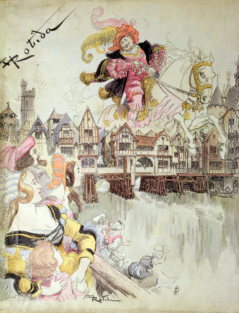 Gargantua, illustration fra Francois Rabelais