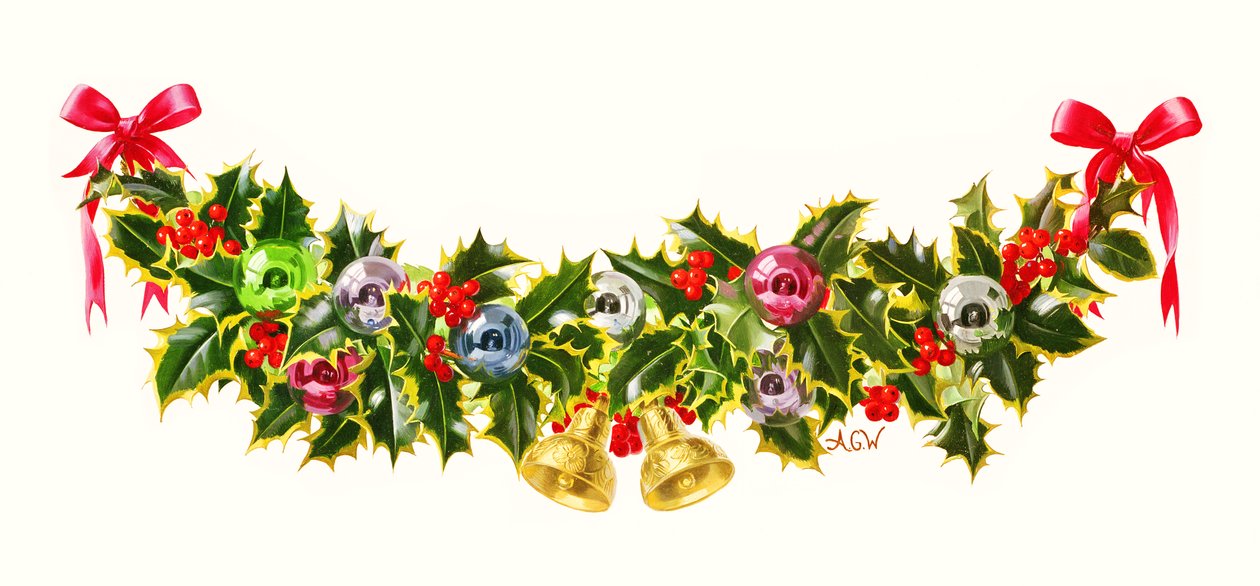En juleguirlande af Albert Williams