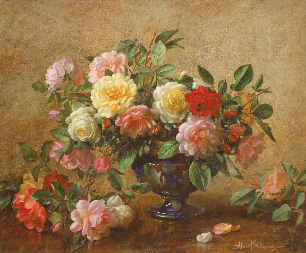 AB1102 Al skønhed i en sommerrose af Albert Williams