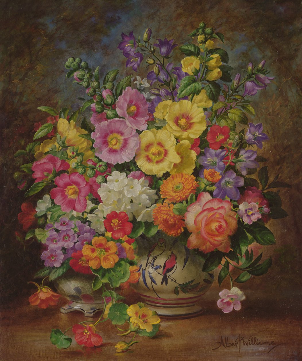 Haveblomster i september af Albert Williams