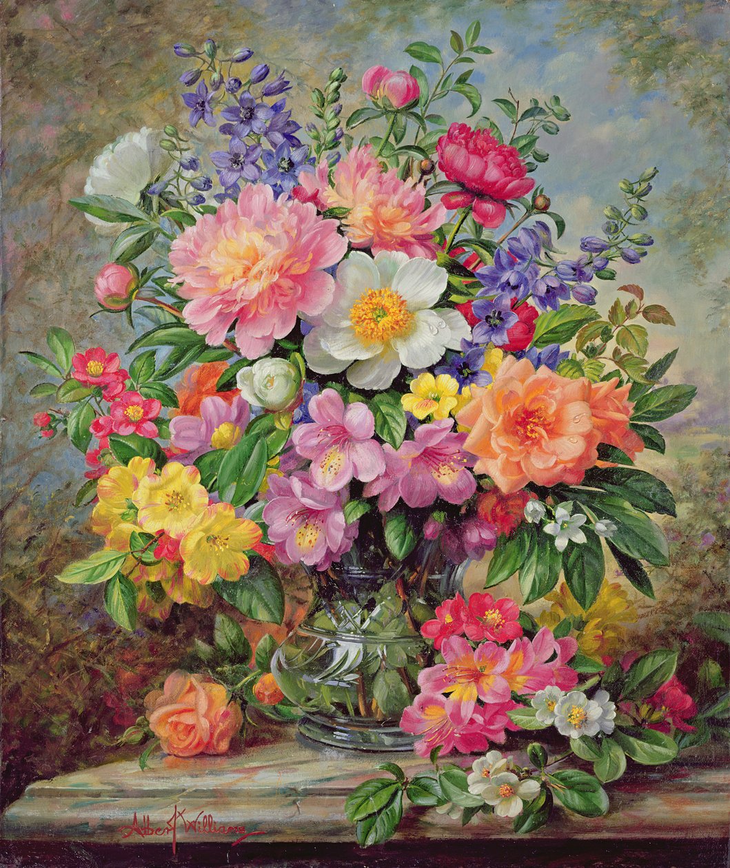 Juni Blomster i Udstråling af Albert Williams
