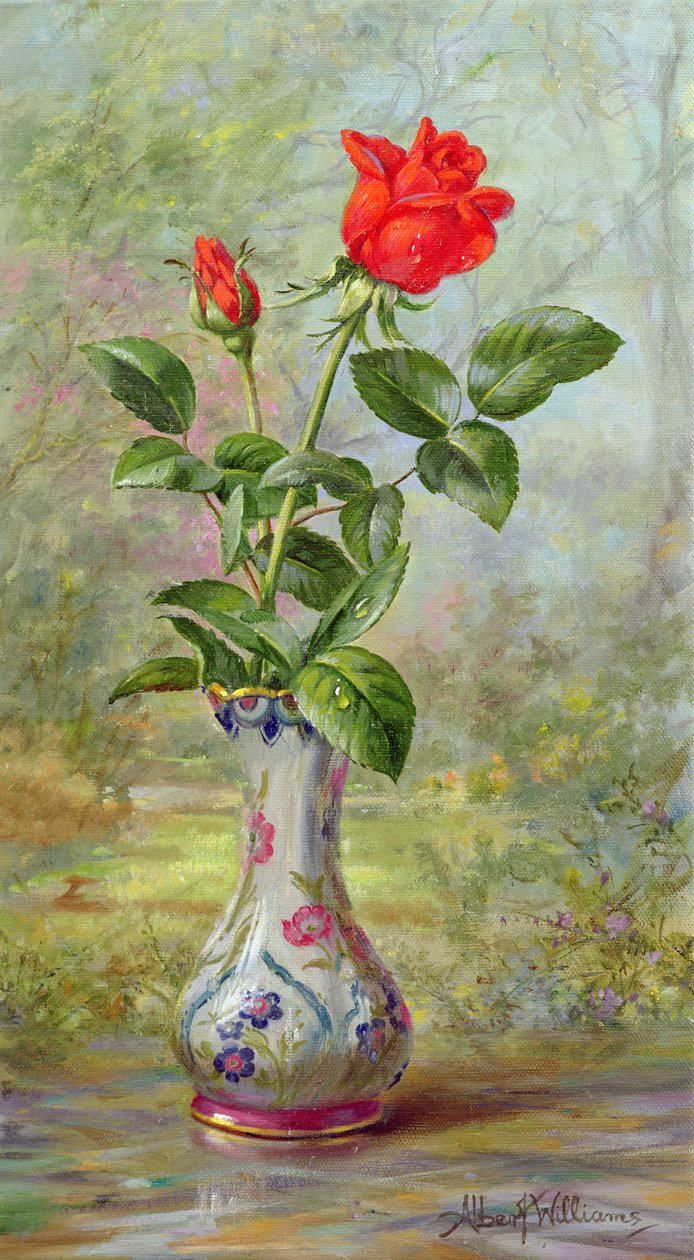 The Crimson Rose, en kærlighedens budbringer af Albert Williams