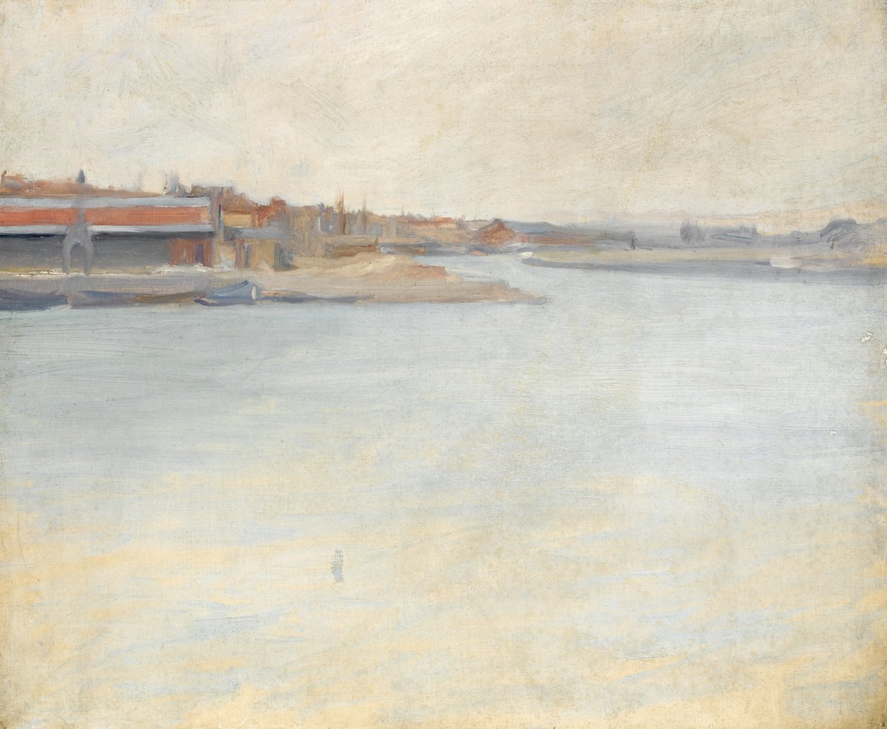 Boulogne sur Mer - udsigt over havnen af Albert de Belleroche