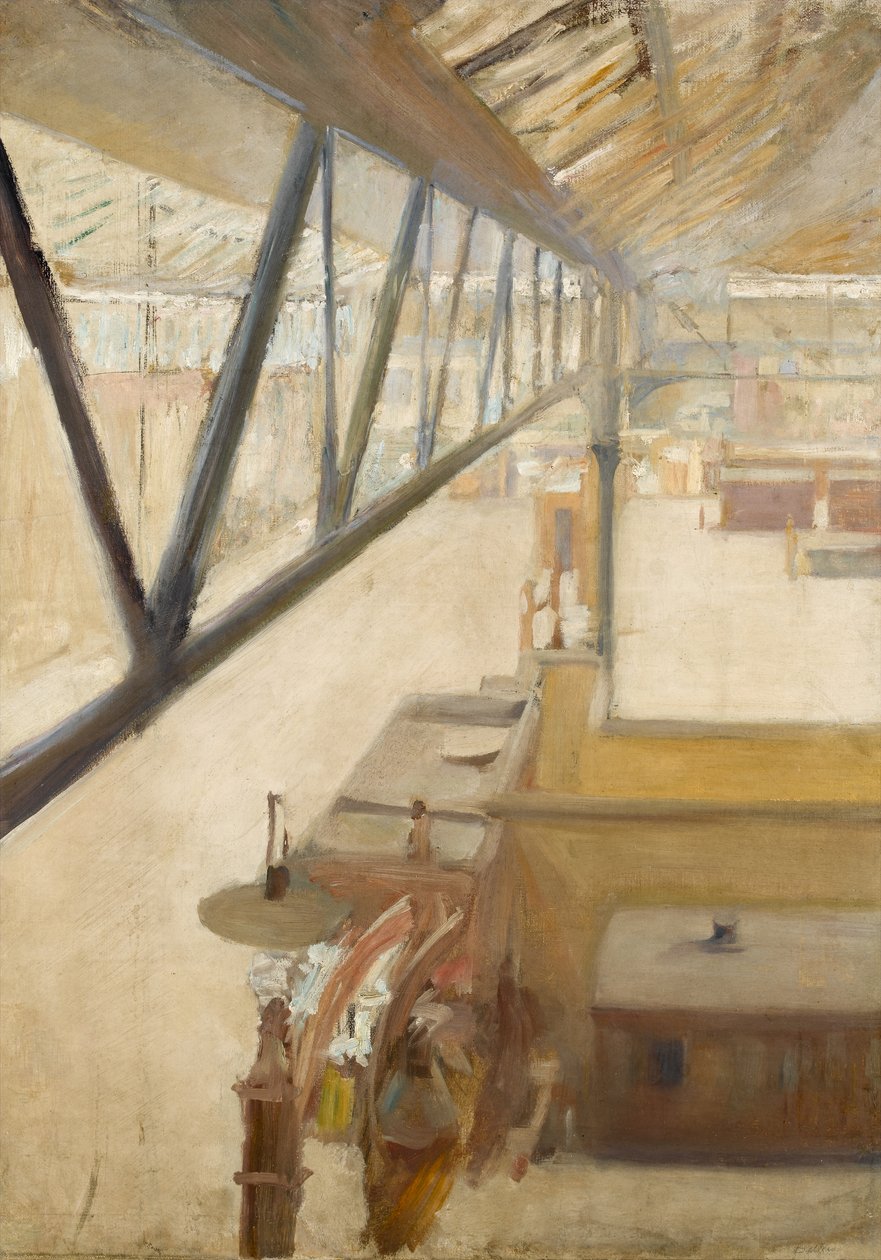 Charing Cross Station, ca. 1885 af Albert de Belleroche