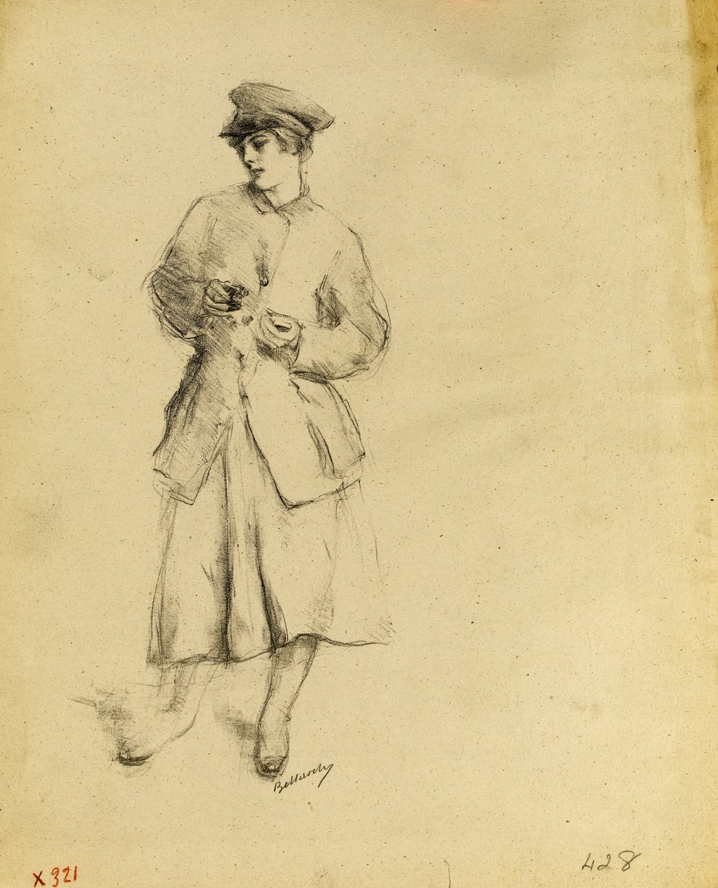 Fireside stol af Albert de Belleroche