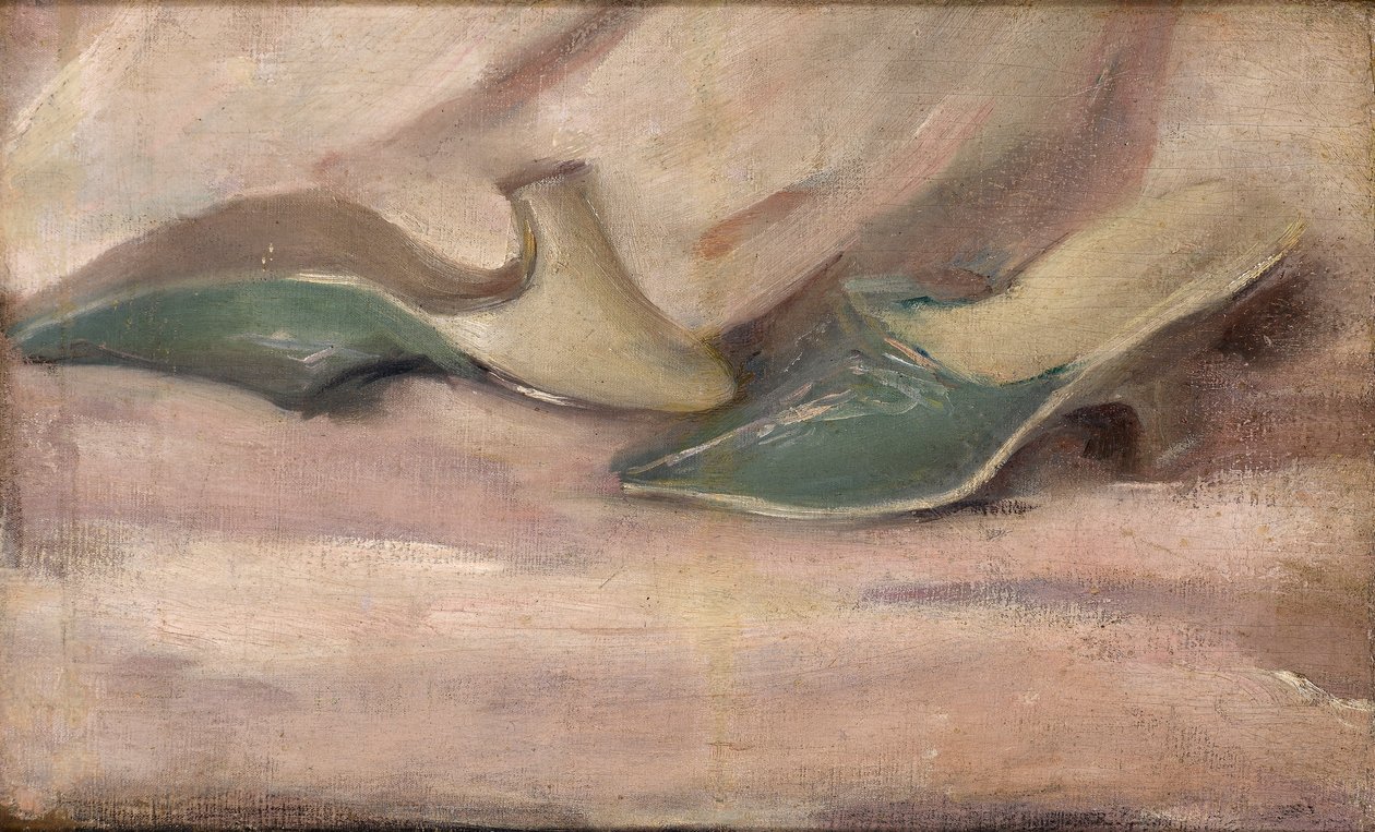 Aflagte hjemmesko, c.1890 af Albert de Belleroche