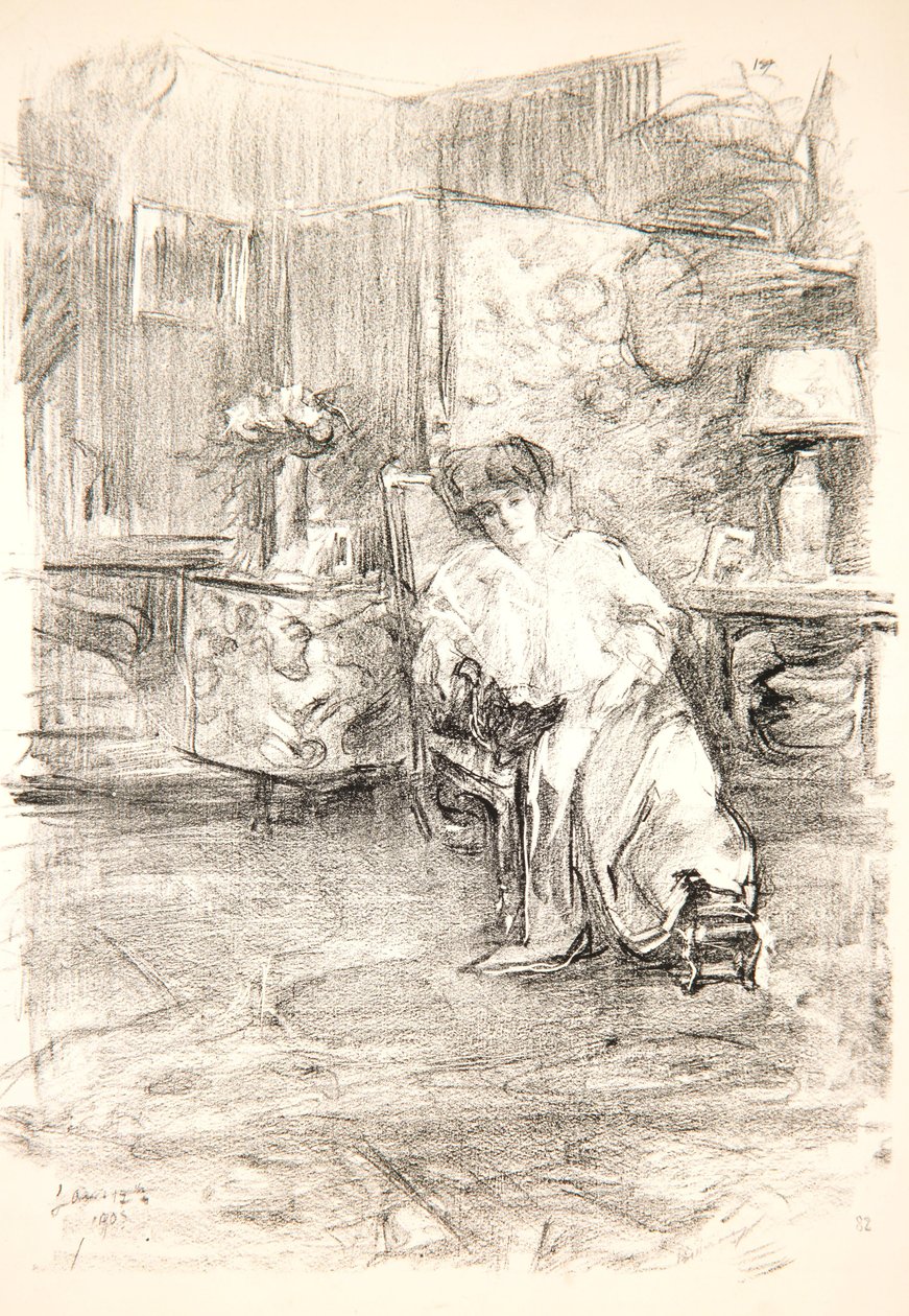 Interview, Ferby Lodge, 1905 af Albert de Belleroche