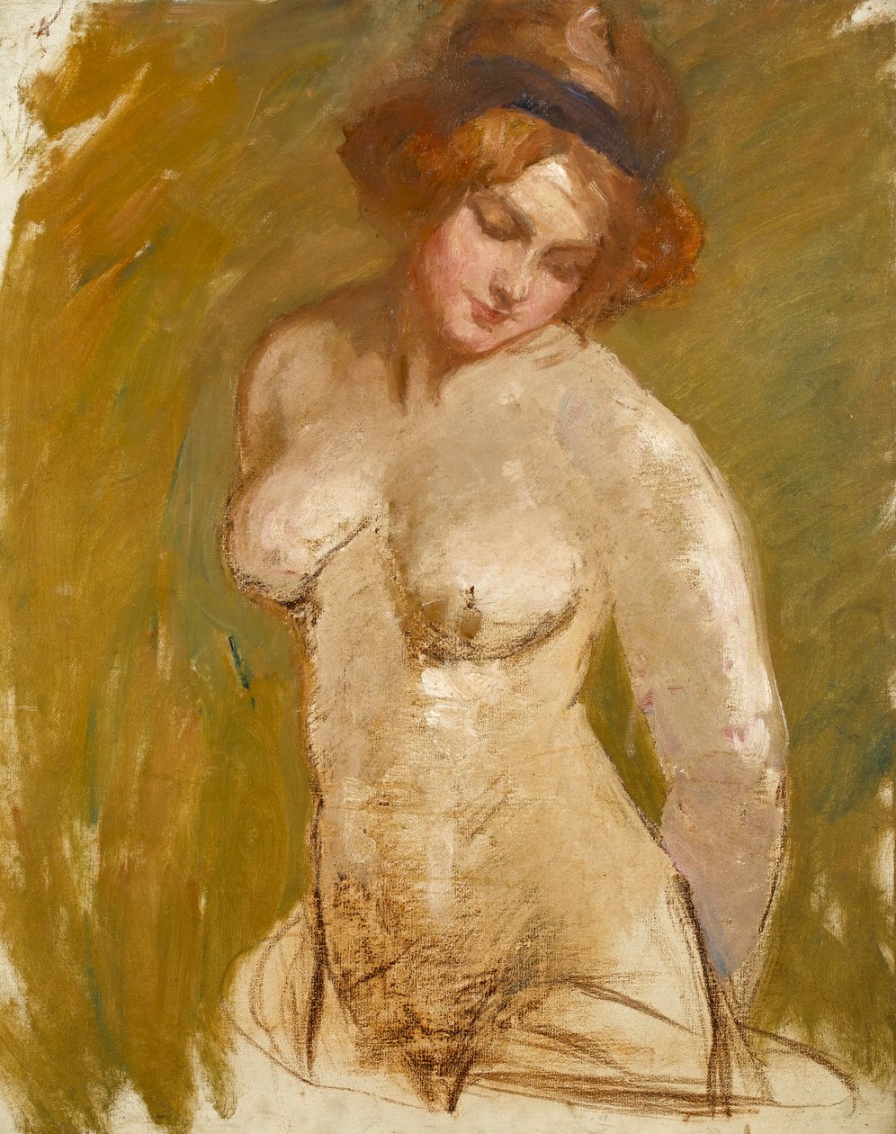Nøgen med bandeau, ca. 1900 af Albert de Belleroche