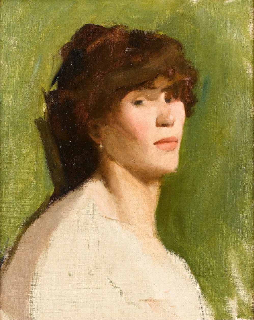 Portræt af en kvinde, ca. 1885 af Albert de Belleroche