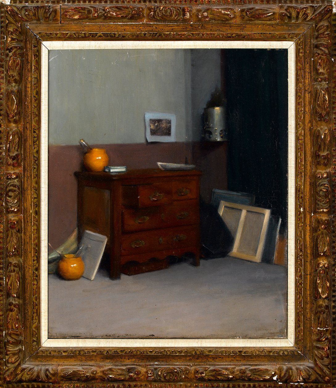To små gryder (De gule gryder) c.1889 af Albert de Belleroche