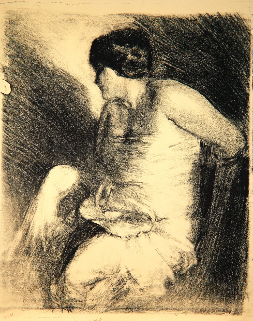 Kvinde med muslingeskal, 1906 af Albert de Belleroche