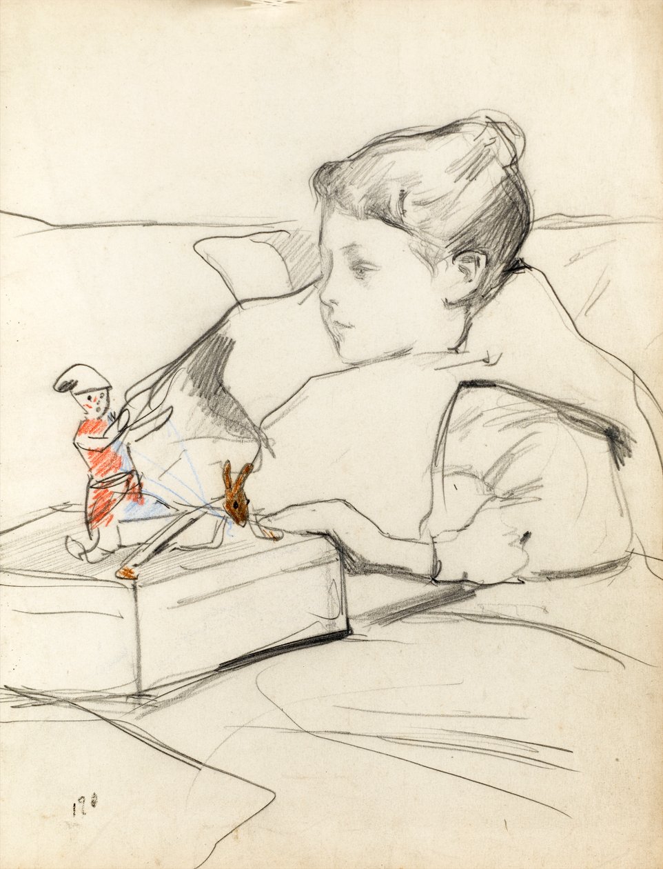 Yvette, omkring 1898 af Albert de Belleroche