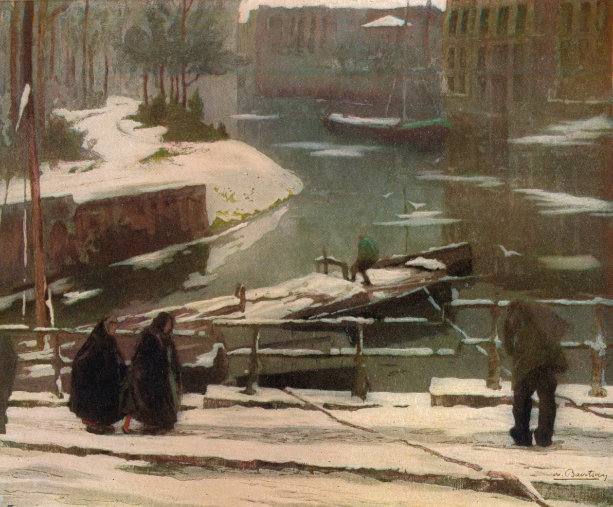 Le Degel A Gand, c1902, 1906-7 af Albert Baertsoen