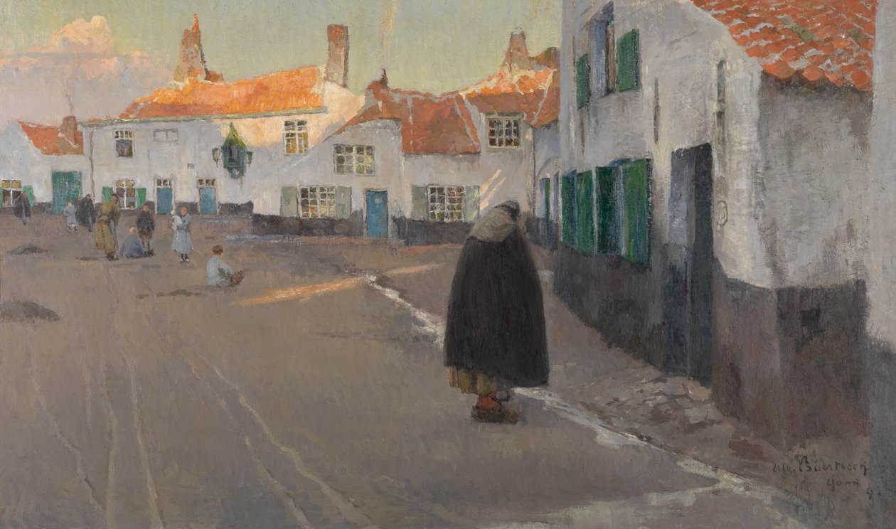 Plads i Flandern af Albert Baertsoen