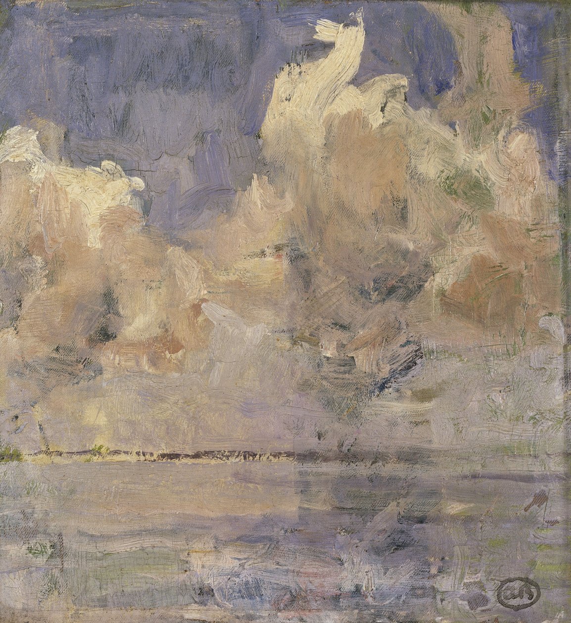 Skyer over havet af Albert Baertsoen