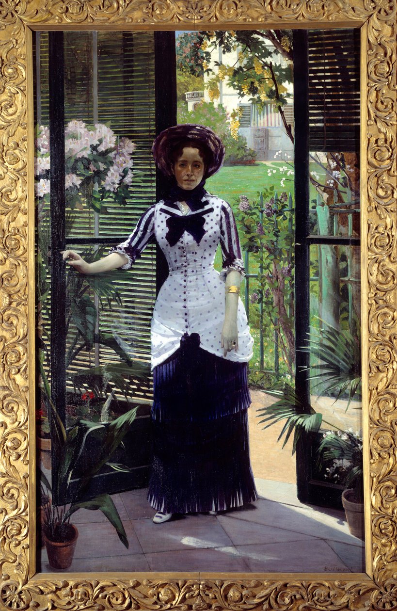 I drivhuset Maleri af Albert Bartholome (1848-1928) 1881 søn. 1,42x2,33m Paris, Musee d