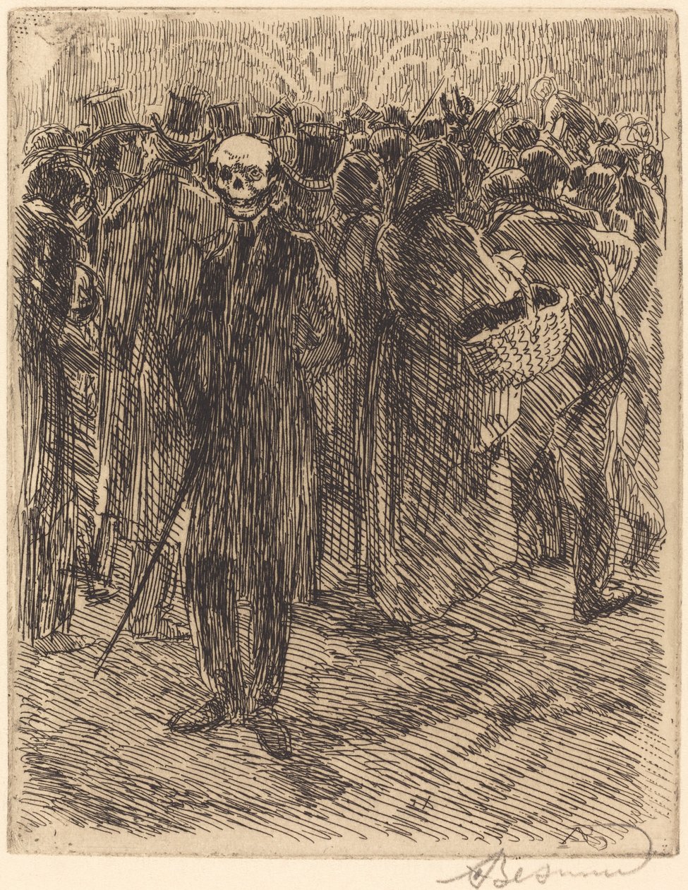 I Mængden af Albert Besnard