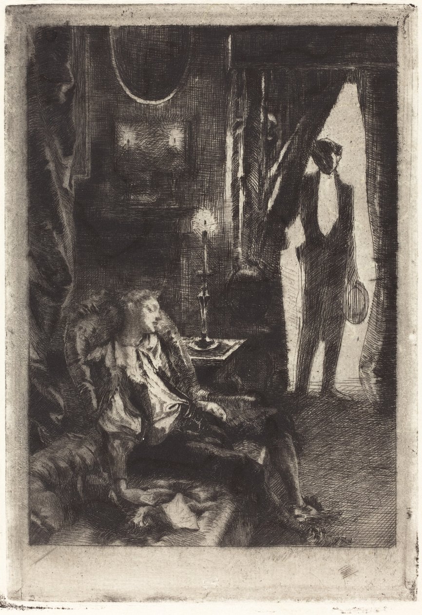 Iza sover af Albert Besnard