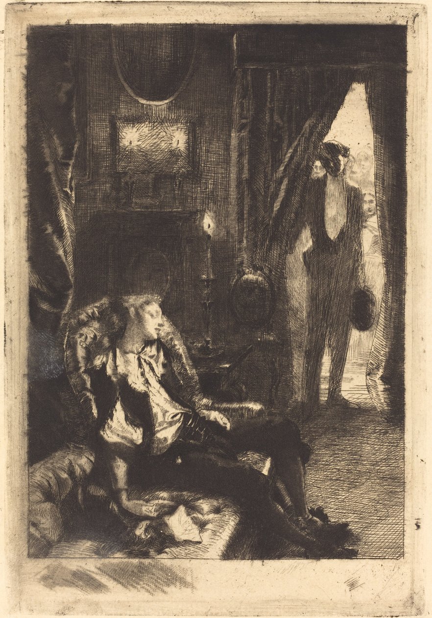 Iza sover af Albert Besnard