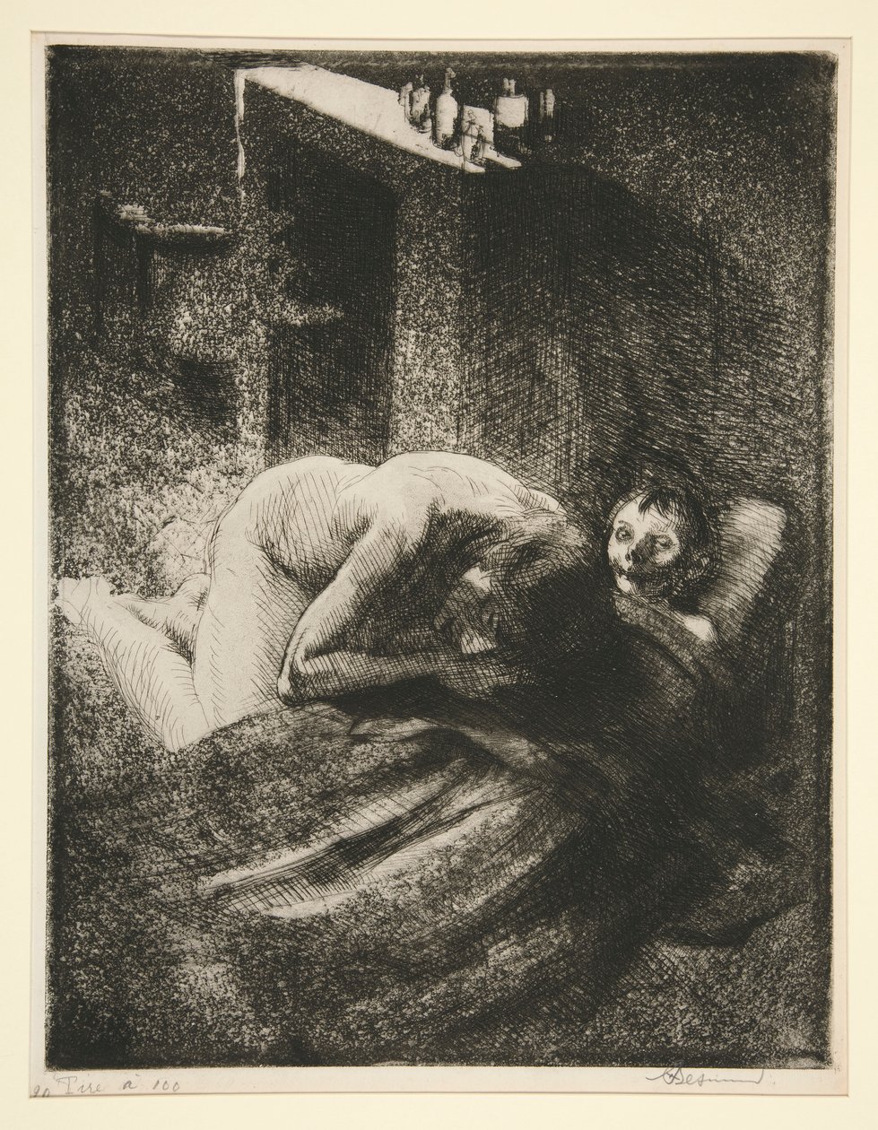La Mis?re (eller L af Albert Besnard