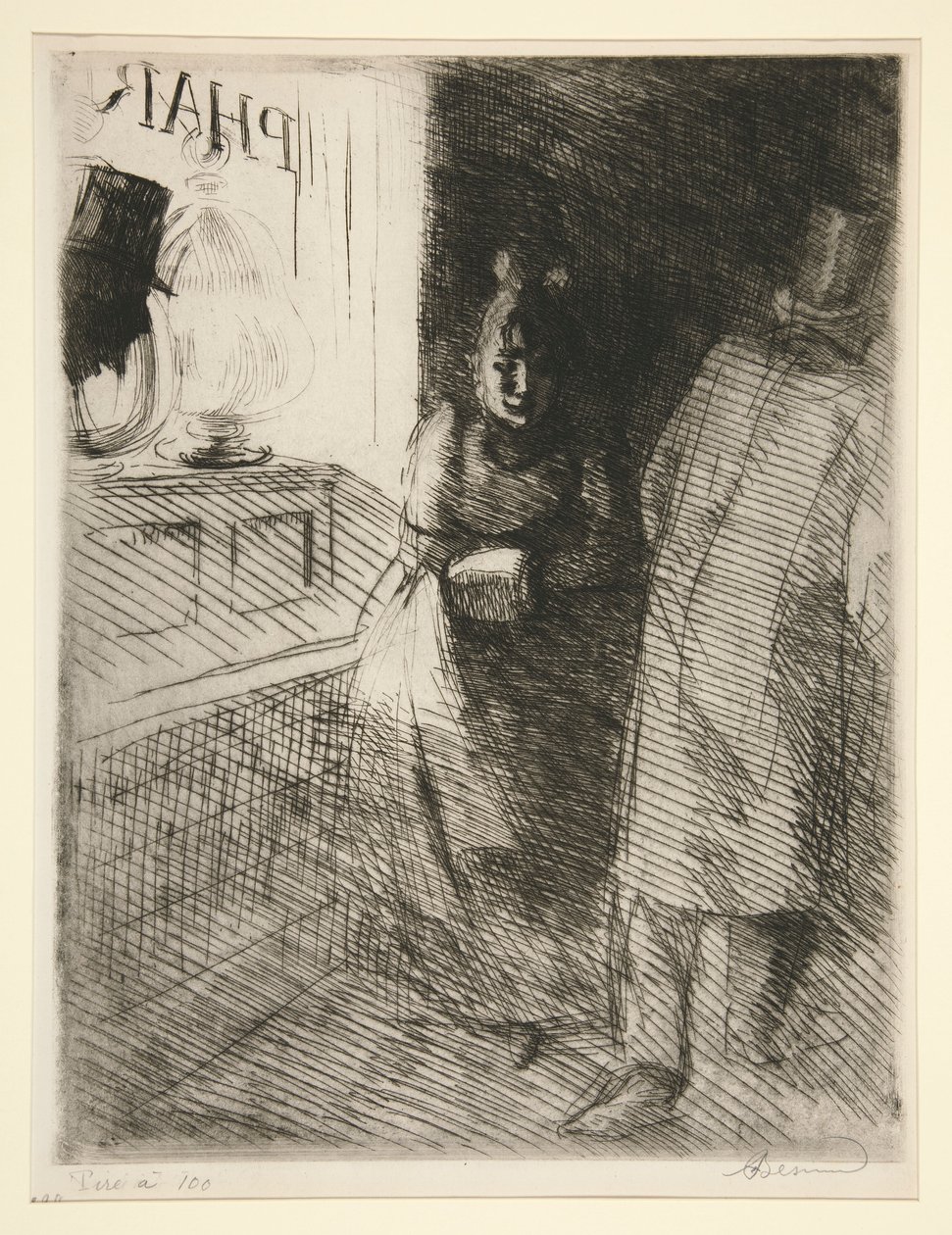 La Prostitution (prostitution) af Albert Besnard