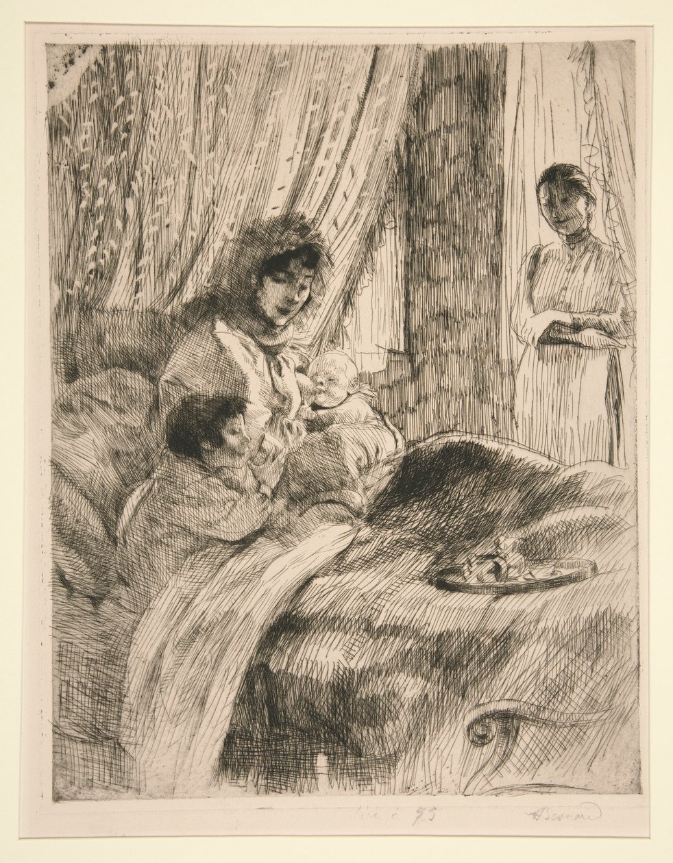 Frokost (eller, Happy Maternity) [Frokost (eller, Happy Maternity)] af Albert Besnard