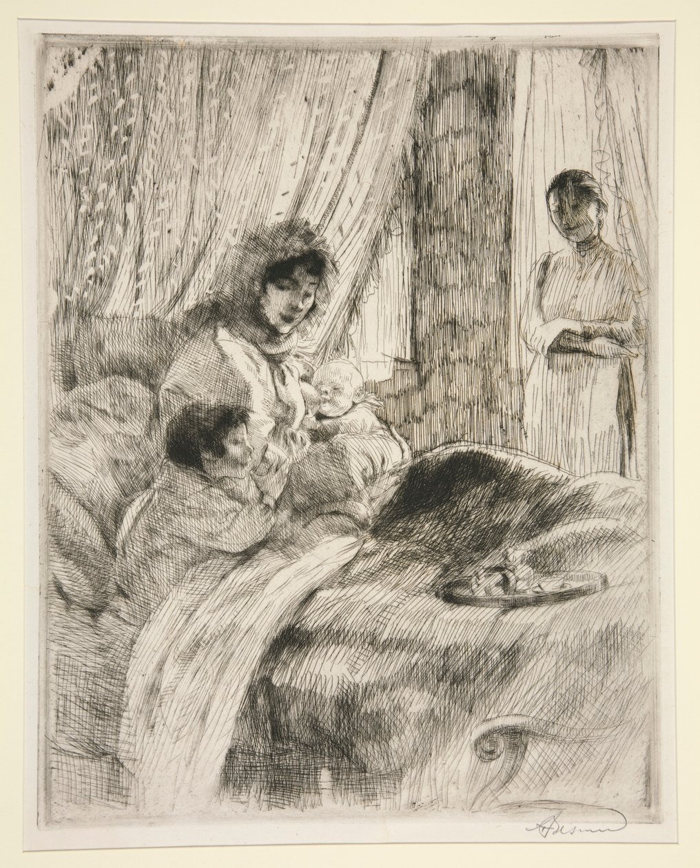 Frokost eller glad barsel af Albert Besnard