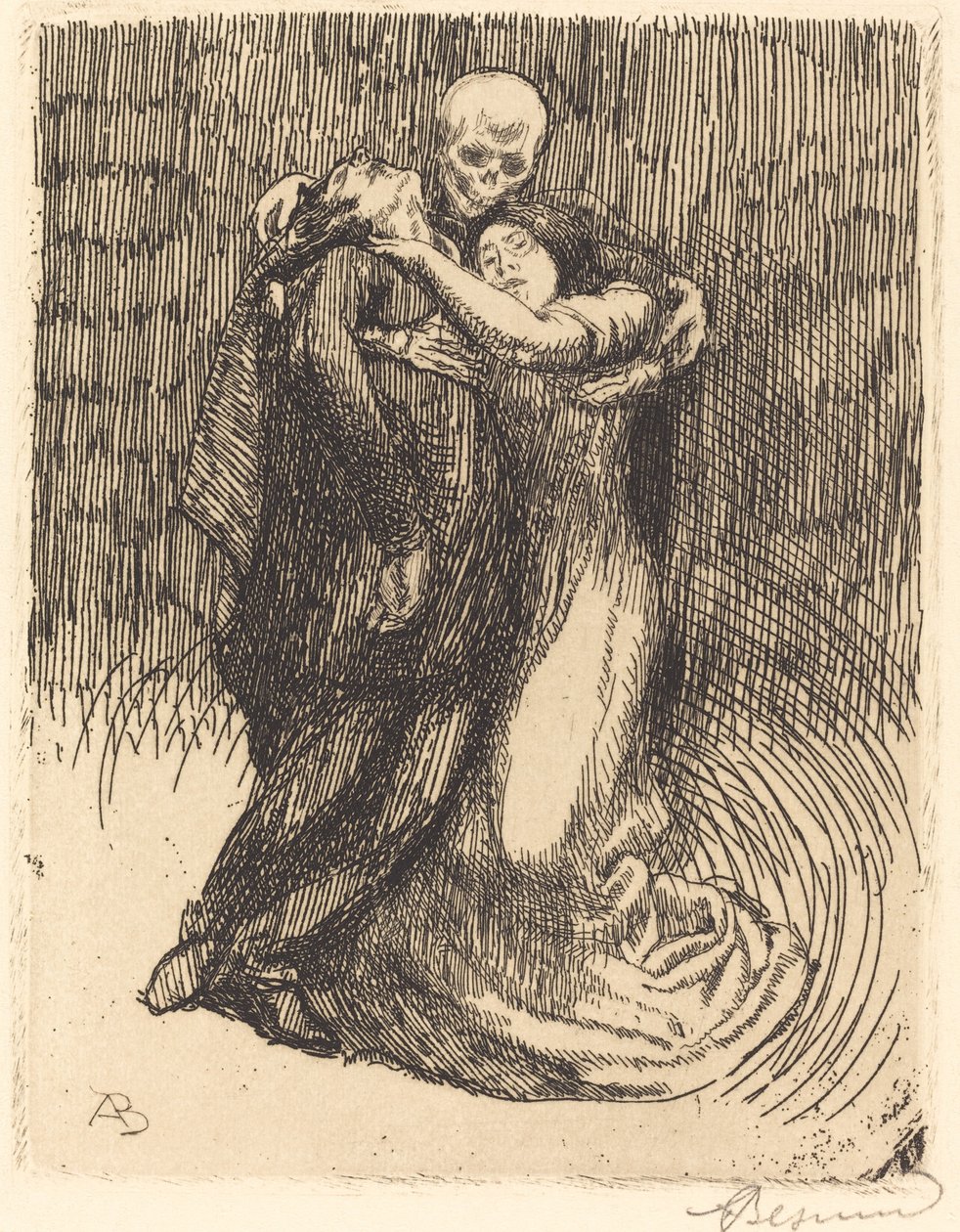 Kærlighed indviet af Albert Besnard