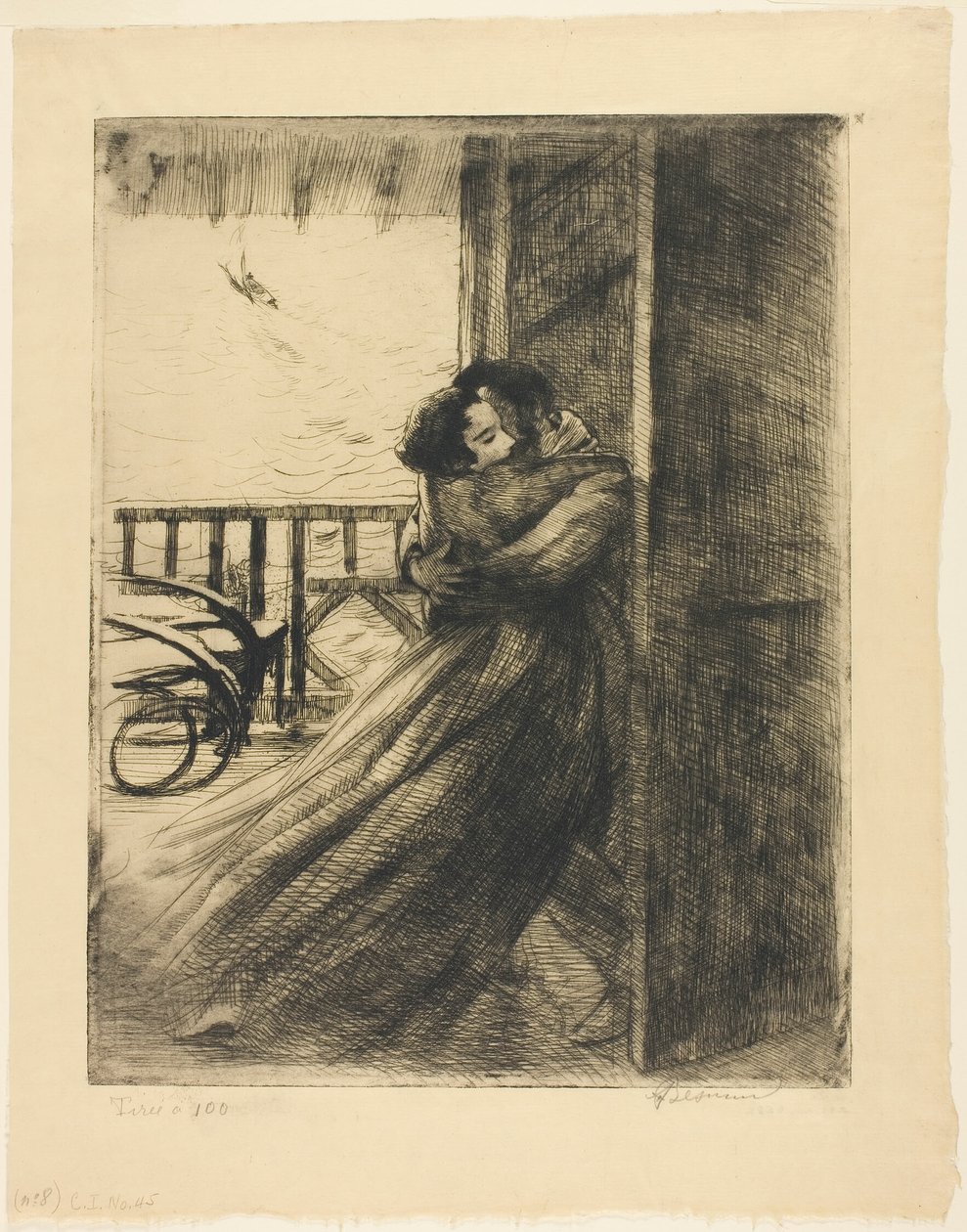 Kærlig hilsen, tallerken to fra Woman af Albert Besnard