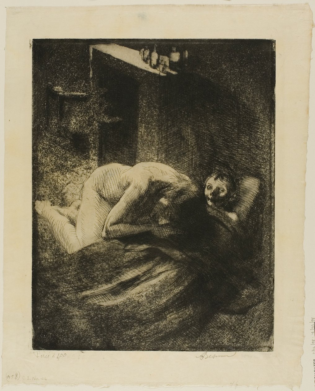Misery, plade ni fra Woman af Albert Besnard