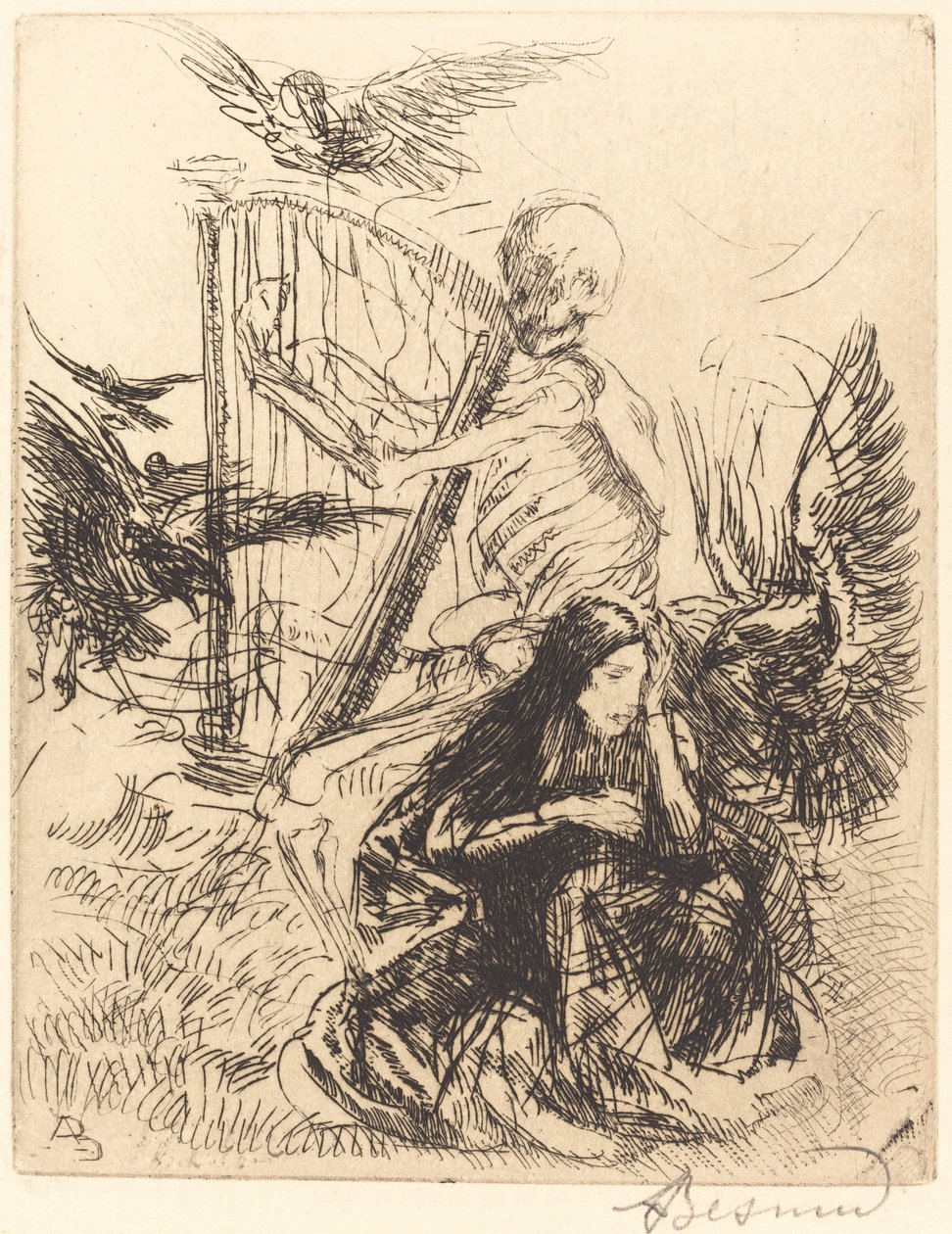Musiker af Albert Besnard
