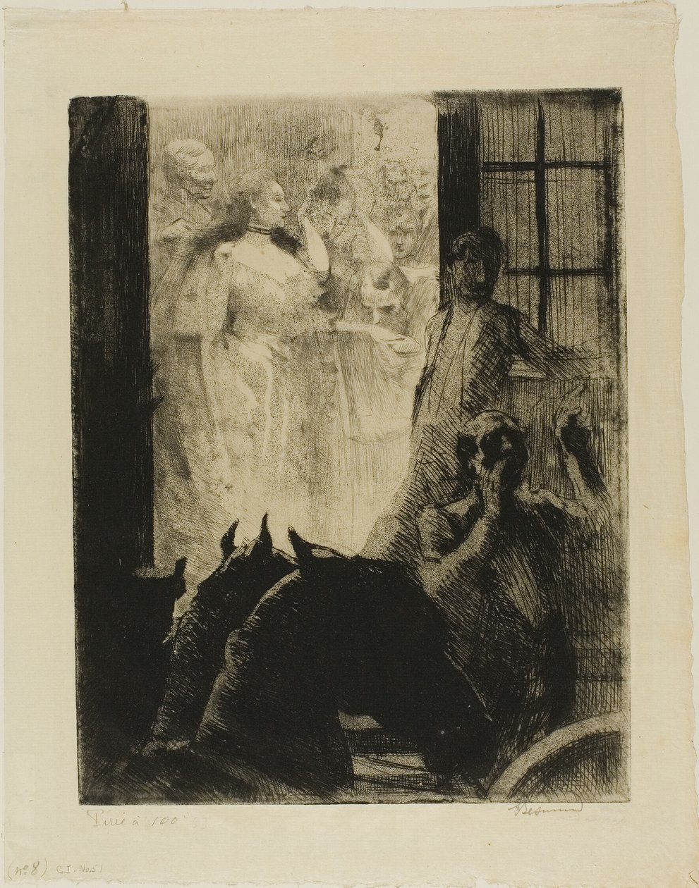 Social succes, plade syv fra Woman af Albert Besnard